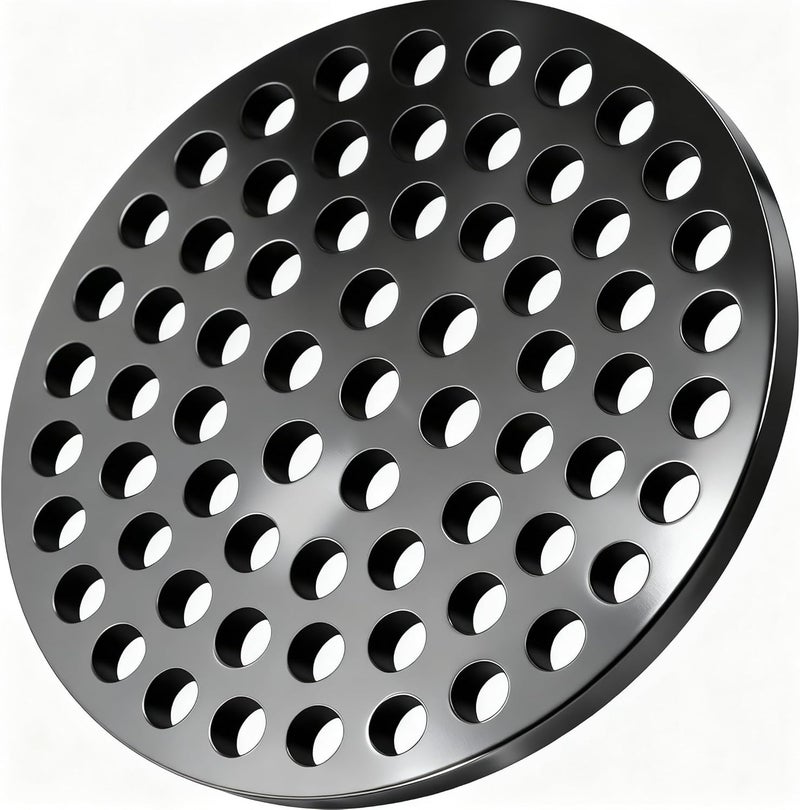 Valorup 4.72 Inch Cast Iron Drain Cover, Garage Drain Cover, Basement Floor Drain Cover, Cast Iron Floor Drain Strainer, 1 Pack - Image 1